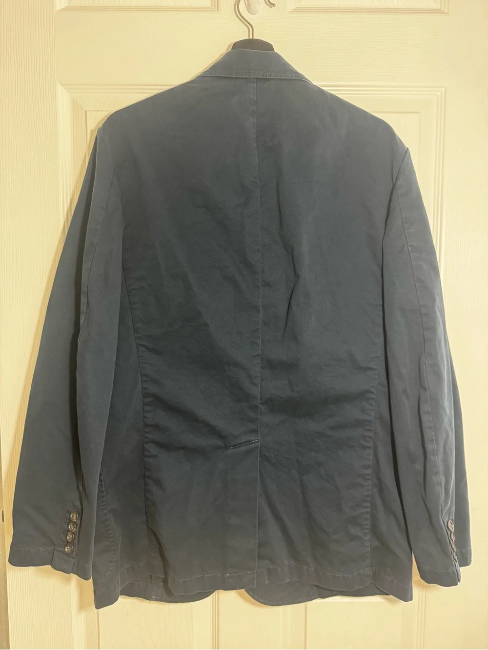 American Living Dark Navy Button Up Jacket